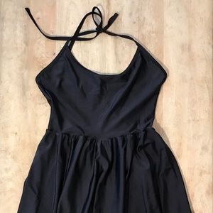 American Apparel Black Skater Dress
